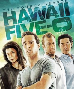 Hawaii Five O Drama Serie Poster paint by number