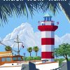 Hilton Head South Carolina Poster paint by number