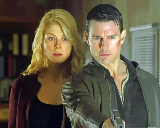 Jack Reacher Movie Characters paint by number