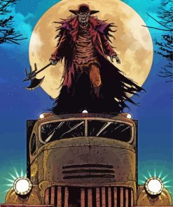 Jeepers Creepers Art paint by number