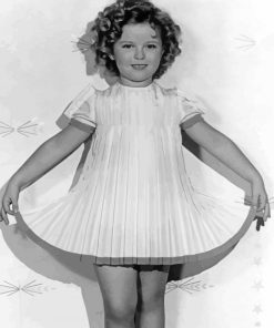 Little Shirley Temple Paint by number