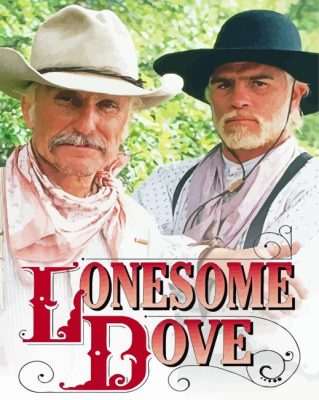 Lonesome Dove Serie Poster paint by number