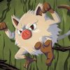 Mankey Pokemon Anime paint by number