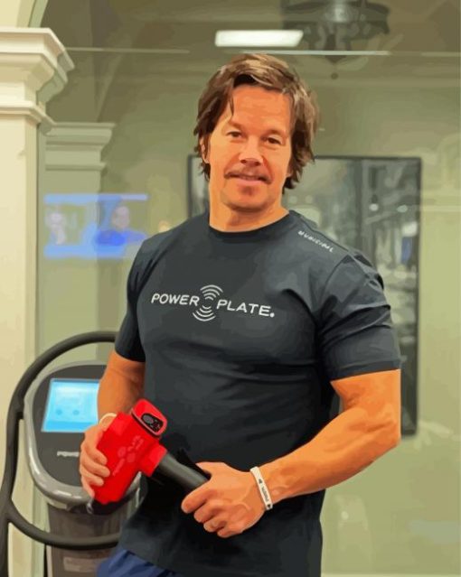 Mark Wahlberg paint by number