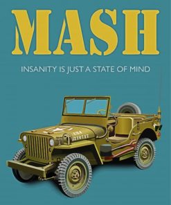 Mash Poster paint by number