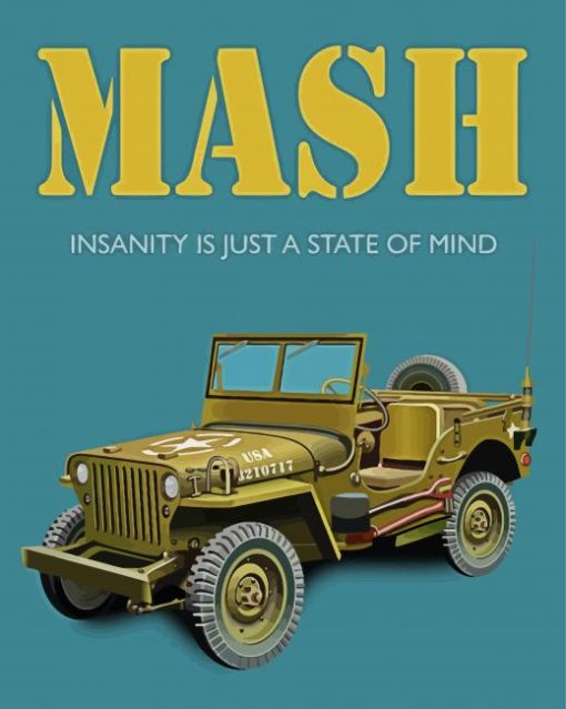 Mash Poster paint by number