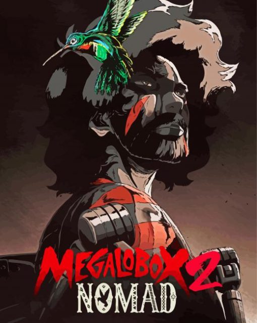 Megalobox Nomad Anime paint by number