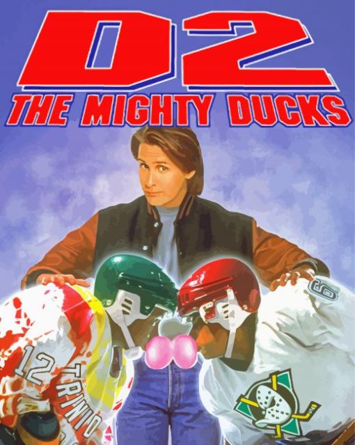 Mighty Ducks Disney Movie paint by number