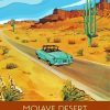 Mojave Desert California Poster paint by number