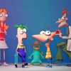 Phineas And Ferb Characters paint by number