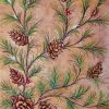 Pine Cones And Spruce Branches paint by number