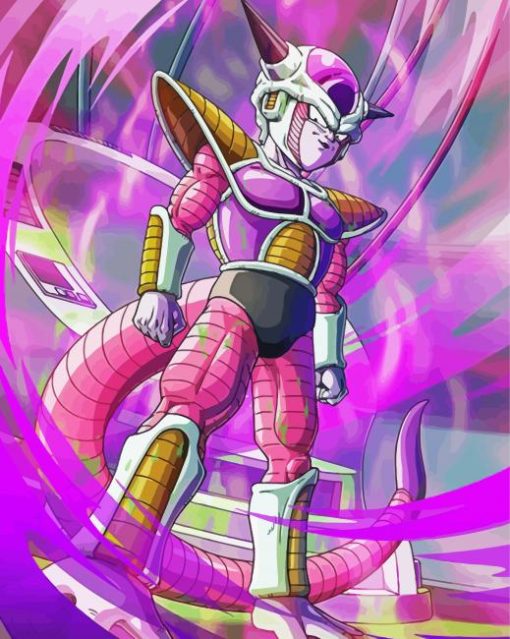 Powerful Frieza Paint by number