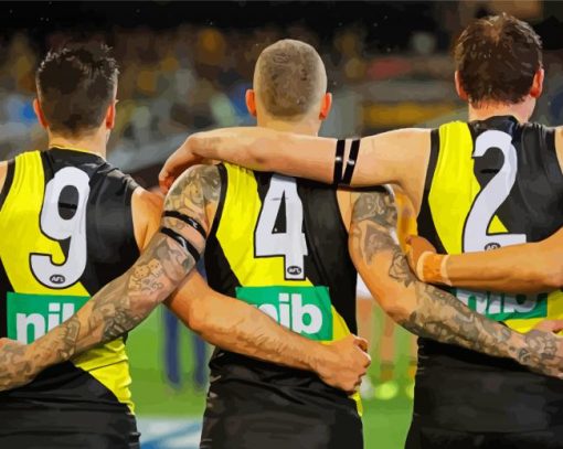 Richmond Tigers Football Club paint by number