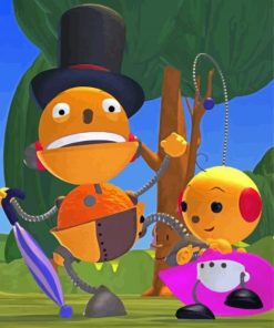 Rolie Polie Olie Childrens Television Serie Characters paint by number