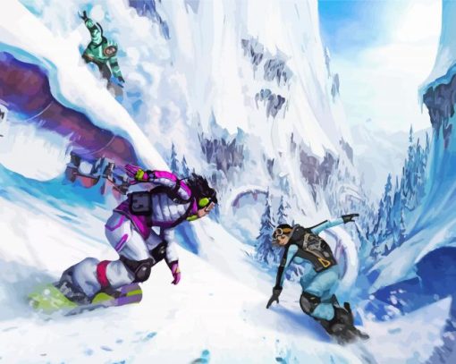 SSX Game paint by number