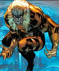 Sabretooth Paint by number