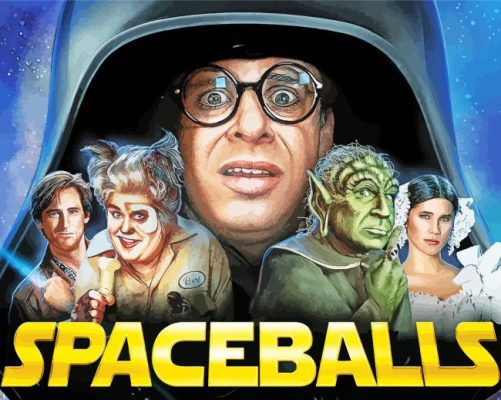 Spaceballs paint by number