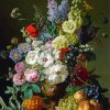 Still Life Of Flowers In A Vase Van Dael paint by number