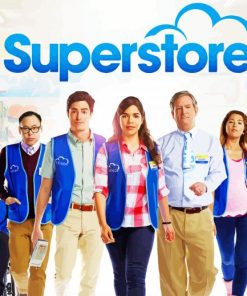Superstore Poster paint by number