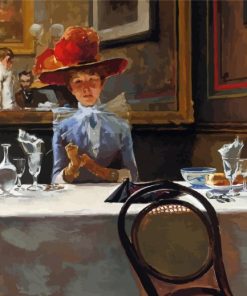 The Corner Table By Irving Ramsey Wiles paint by number