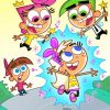 The Fairly OddParents Characters paint by number