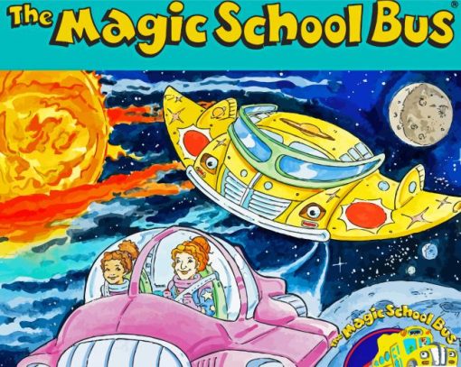 The Magic School Bus Animation paint by number