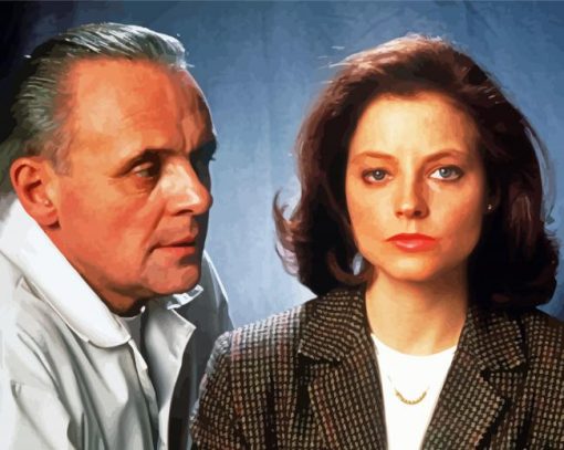 The Silence Of The Lambs Characters Paint by number