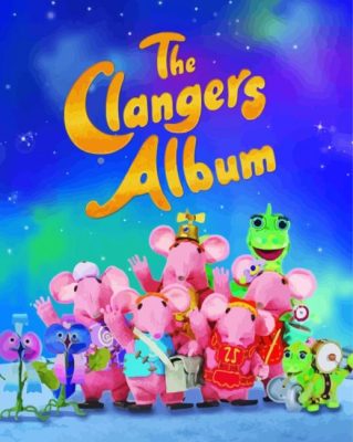 The Clangers Poster paint by number