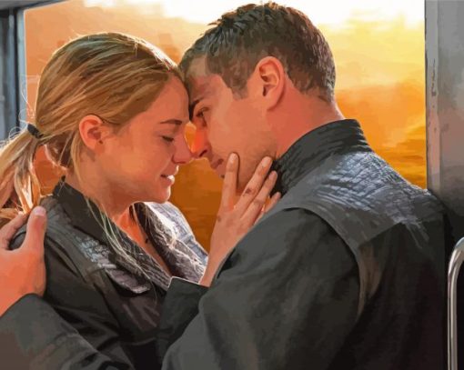 Tobias And Beatrice Divergent paint by number