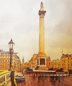 Trafalgar Square England Paint by number