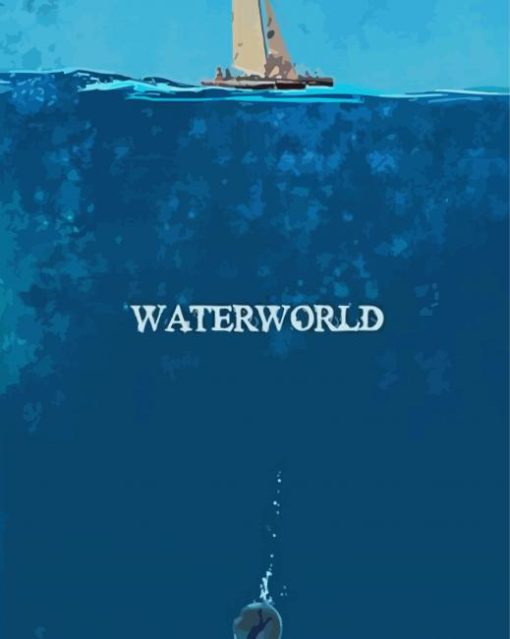 Waterworld Poster Art paint by number