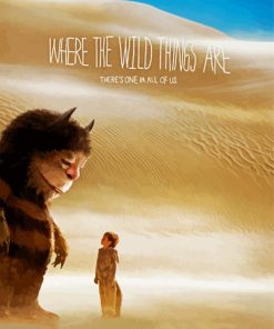 Where The Wild Things Are Poster paint by number