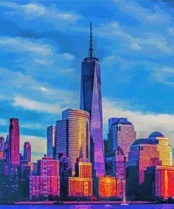 World Trade Centre NY United States paint by number