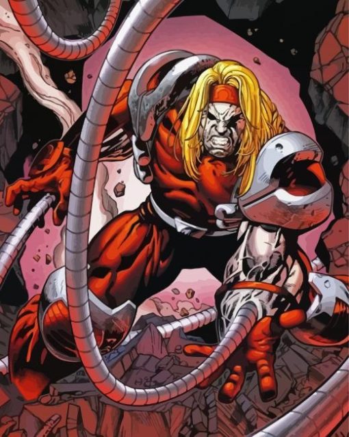 X Men Omega Red paint by number