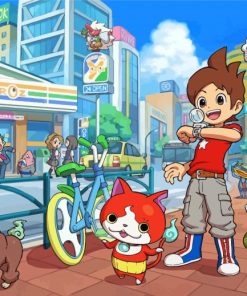 Yo Kai Watch Characters paint by number