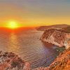 Zante Greece At Sunset paint by number