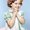 Adorable Shirley Temple paint by number