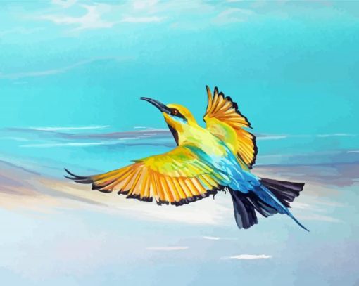 Aesthetic Bee Eater paint by number