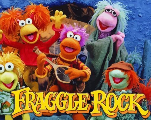 Aesthetic Fraggle Rock paint by number
