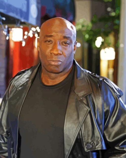 American Actor Michael Clarke Duncan paint by number