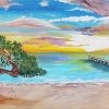 Aruba Beach Art paint by number