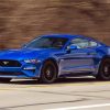 Blue 2018 GT Mustang Art paint by number