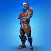 Blue Squire Game Character paint by number