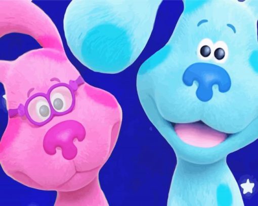 Blues Clues Characters Paint by number