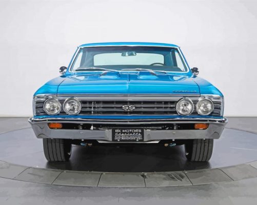 Chevrolet 67 Chevelle paint by number