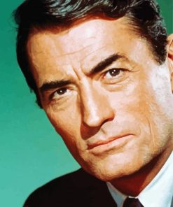Cool Gregory Peck paint by number