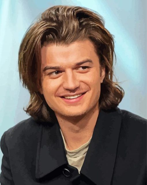 Cool Joe Keery paint by number