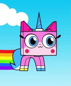 Cool Unikitty paint by number