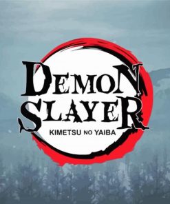 Demon Slayer Logo paint by number