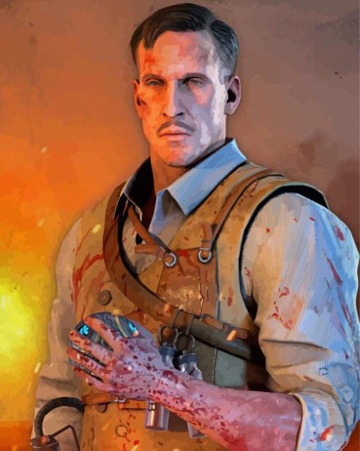 Edward Richtofen Call Of Paint by number